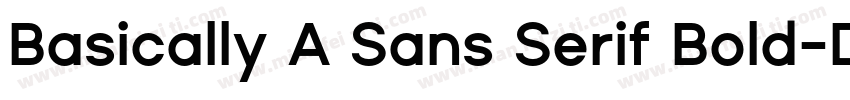 Basically A Sans Serif Bold字体转换